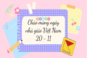 TẬP SAN CHÚC MỪNG NGÀY 20/11 – LỚP 7D