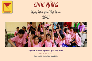 TẬP SAN CHÚC MỪNG NGÀY 20/11 – LỚP 8D